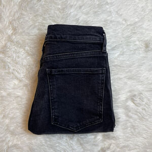 Agolde Nico Jeans Womens 27 High Rise Slim Distressed Button Fly Stretch $168